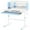 Blue, variant on Liftable Height Adjustable Kids Study Desk Ergonomic Children Drafting Table Computer Station with Shelf,Drawer(Pink)