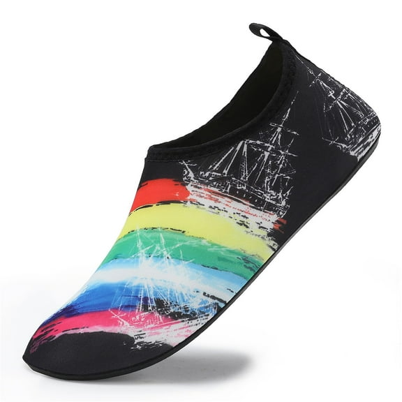 OUSIMEN Water Shoes Barefoot Quick-Dry Aqua Yoga Socks Slip-on Men Women Kids