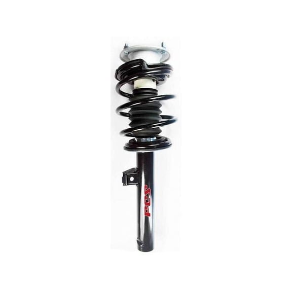 Front Left Strut and Coil Spring Assembly - Compatible with 2001 - 2002 BMW 325xi