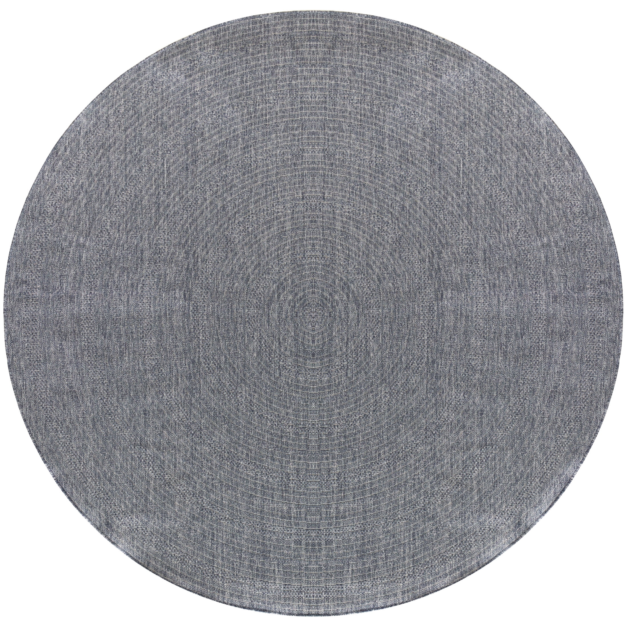 Nourison Tulum 8' x Round Denim Outdoor Rug