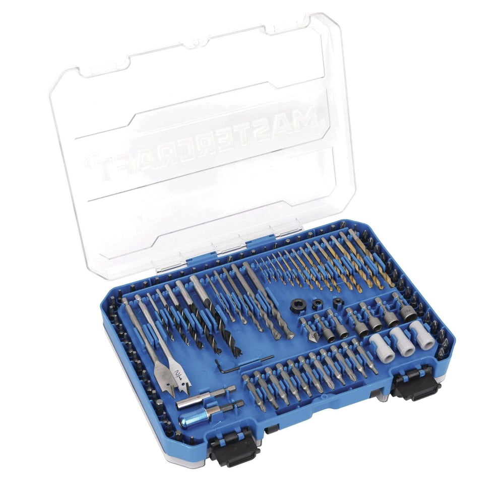 350-Piece Titanium Drill Drive and Fastening Bit Set for Wood/Metal/Plastic/Masonry