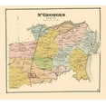 thumbnail image 2 of Beers 16x15 White Modern Wood Framed Museum Art Print Titled - St Georges Delaware Landowner - Beers 1868, 2 of 4