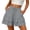 Gray, variant on Bloomae Women's Boho Mini Skorts Flowy Butterfly Short Drawstring Elastic High Waist Ruffle Tiered Skirts Summer Lounge Shorts with Pockets