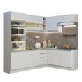thumbnail image 1 of Cocina Integral Completa Esquinera 419cm Glamy Madesa 01 - Blanco Madesa GCGL419001, 1 of 10