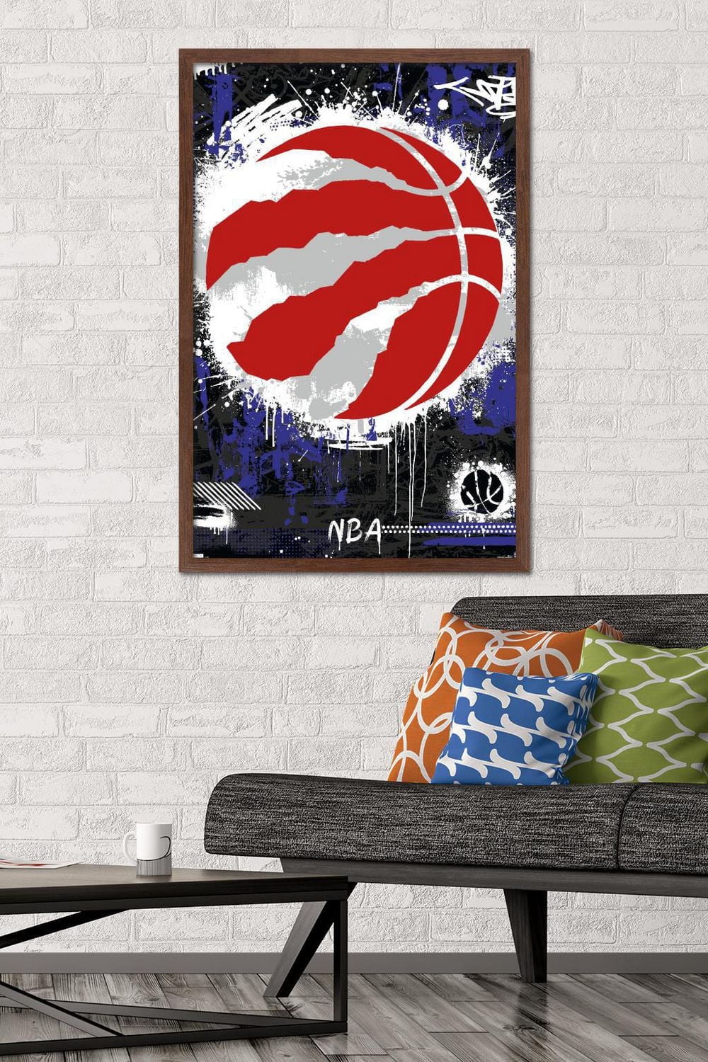 NBA Toronto Raptors - Maximalist Logo 23 Wall Poster, 22.375" x 34"