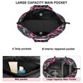 thumbnail image 3 of Gray and Pink Of Leopard Print Travel Tote Bags for Women Carry On,Large Weekender Bags for Women Travel,Multi Functional Duffle Bag for Work,Shopping,Sports, 3 of 5