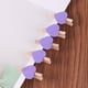 thumbnail image 4 of 50 pinzas de madera Love Wood, pequeñas y bonitas, para fijar fotos (moradas), 4 of 7