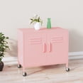 thumbnail image 1 of vidaXL Armoire de Rangement Rose 60x35x56 cm Acier, 1 of 5
