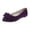 Dark Purple #152, variant on Women's Pointed Toe Flat Shoes Elegant Bow Knot Ballet Flats for Ladies Comfortable Slip-On Loafers, 43