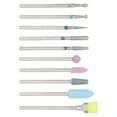 thumbnail image 4 of Cabezal para lijar uñas, 10 piezas, cepillo para polvo de uñas, cabezal para pulir uñas, materiales ecológicos, 4 of 14