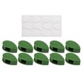 thumbnail image 2 of 10Pcs Plant Wall Fixture Clips Self-Adhesive Fixture Clips Invisible Support Sticky Vines Hook Green Leaf Fixing Snaps Garden Yards Home, 2 of 9