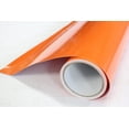 thumbnail image 2 of Orange Gloss 5ft x 1ft Vinyl Wrap Roll with Air Release Technology, 2 of 4
