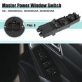 thumbnail image 2 of Unique Bargains Front Left Driver Side Master Power Window Switch for Dodge Dakota 2003-2004 56049804AC Black, 2 of 9