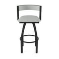 thumbnail image 5 of 861 Artemis 30" Swivel Bar Stool with Black Wrinkle Finish and Graph Alpine Seat and Back, 5 of 5