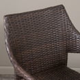 thumbnail image 2 of Bean 5-Piece Outdoor Round Wicker Dining Set, Multi-Brown, 2 of 7