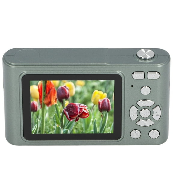 Cámara Digital 4K, Zoom 16x Sin Vibracia para Fotografía, Grabación de Vídeo, Vieges, Cámara Digital de Fotografía Confocque Autico, Cámara Compacta de 2,4 Pulgadas