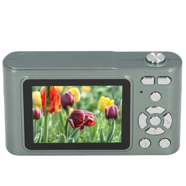 Cámara Digital 4K, Zoom 16x Sin Vibracia para Fotografía, Grabación de Vídeo, Vieges, Cámara Digital de Fotografía Confocque Autico, Cámara Compacta de 2,4 Pulgadas