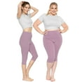 thumbnail image 2 of Stretch Is Comfort Women's and Plus Size High Rise Knee Legging | Adult Small - 5x, 2 of 6