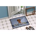 thumbnail image 4 of Carolines Treasures BB5711MAT Tapis d'Intérieur Ou d'Extérieur Teckel Brun Rouge de 18 x 27 Po, 4 of 4