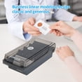 thumbnail image 3 of JIELISI Name Card Box Business Card Holder For Desk With Dividers And Index Tabs For, 3 of 8