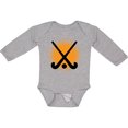 thumbnail image 3 of Inktastic Field Hockey Player Team Coach Boys or Girls Long Sleeve Baby Bodysuit, 3 of 5