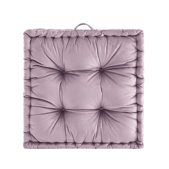 Mainstays 20" x 20" Hazy Purple Velvet Decorative Floor Pillow