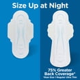 thumbnail image 5 of Equate Ultra Thin Pads with Flexi-Wings, Long Super Absorbency, Size 2, 32 Count, 5 of 12