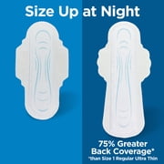 Equate Ultra Thin Pads with Flexi-Wings, Overnight Absorbency, Size 4, 28 Count