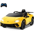 thumbnail image 1 of Licensed Lamborghini Huracan Ride on Car by OLAKIDS, 12V Kids Electric Vehicle Battery Powered Toy with Remote Control, LED Lights, Spring Suspension, Bluetooth, MP3, Aged 3-8 Years, 1 of 9