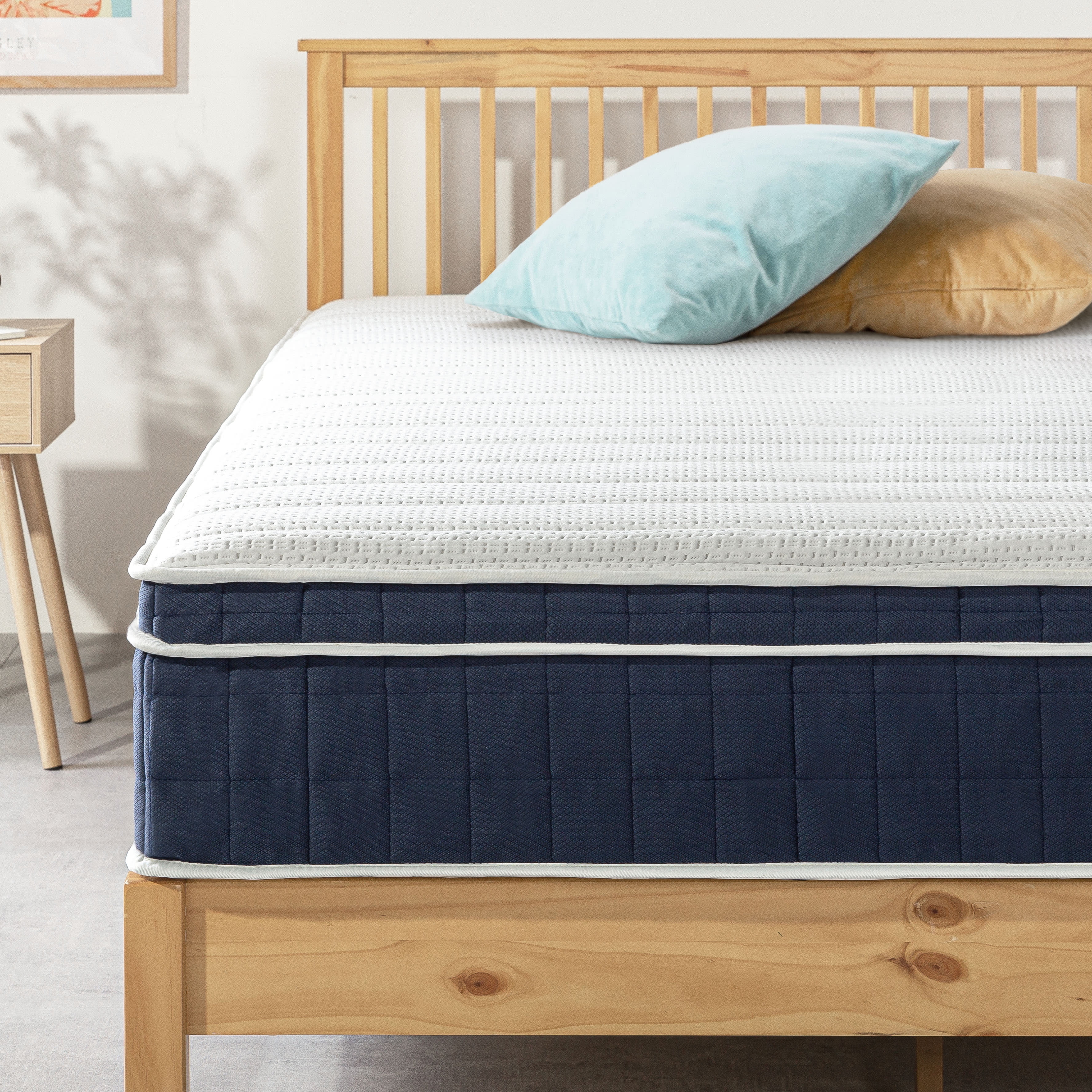 Mellow Rena 12" Green Tea Memory Foam Pocket Spring Mattress, Twin