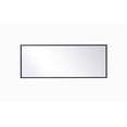 thumbnail image 2 of Metal frame rectangle mirror 14 inch in Brass, 2 of 7