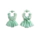 thumbnail image 2 of Conjunto de verano para bebé niña, pelele de malla con bordado floral y diadema con lazo, 2 piezas., 2 of 9