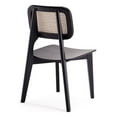 thumbnail image 6 of Manhattan Comfort Versailles 16.5" Wood Dining Chair in Black (Set of 4), 6 of 7