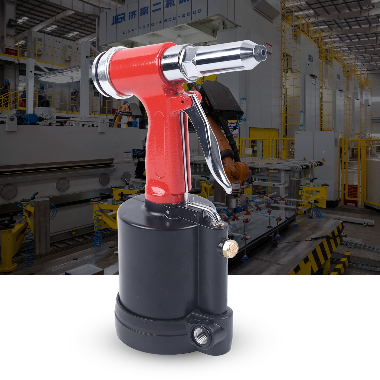 Air Hydraulic Pneumatic Pop Riveter Hand  Rivet Gun Power 3/16, 5/32, 1/8, 1/4" For Automotive,Electrical