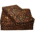 thumbnail image 2 of 400 Thread Count 4 Piece Hotel Sheet Set Deep Pocket 27 Inch 100% Egyptian Cotton Color Leopard Print Size Twin XL, 2 of 2