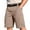 Khaki, variant on NAFUU Cargo Shorts for Men Stretch Waist Casual Lightweight Relaxed Fit Hiking Outdoor Work Shorts Pockets Summer Men's Shorts Stretch Work Shorts