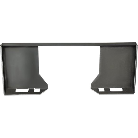 1/2" Thick Quick Tach Cut Out Mount Plate, Steel Skid Steer Quick Tach Attachment Adapter Plate Compatible with Bobcat, Kubota Tractors