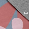 thumbnail image 2 of 5' Round Simply Daisy Bold Flowers Modern & Contemporary Chenille Area Rug, Bright Mauve Pink, 2 of 4