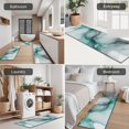 thumbnail image 5 of Green Gray Marble Pattern Kitchen Rugs Sets Of 3,Kitchen Runner Rugs Non Skid Washable,Decorative Kitchen Floor Mats for Kitchen,Sink,Laundry,17"x30"+ 17"x47" + 17"x59", 5 of 6