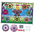 thumbnail image 3 of Juego de fútbol de juguete, lanzamiento de objetivo, juego de fiesta, regalos, equipo de entrenamiento, accesorios resistentes para parque, playa, Estilo D, 3 of 8