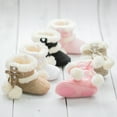 thumbnail image 3 of Meckior Baby Girls Boys Snow Warm Boots Infant Winter Booties Newborn Slip On Shoes for 3-18 Months, 3 of 7