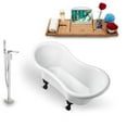 thumbnail image 2 of Tub, Faucet and Tray Set Streamline 62" Clawfoot NH1020GLD-140, 2 of 7