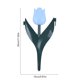 thumbnail image 2 of Plastic Flower Garden Stake Ornament Outdoor Yard Decorative Ground Insert Figurine For Patio Backyard Decoration, 2 of 7