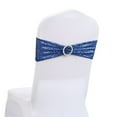 thumbnail image 5 of Lloopyting Clearance Ribbon Chair Covers Holiday Party Decorative Chair Cover Bow Back Flower Elastic Bandage Sequin Bandage Home Decor Room Decor 16*16*2cm, 5 of 5