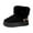 Black, variant on Gyexs Winter Snow Boots for Men, Winter Shoes for Men Size 12, Cushioned, Buckle, Chukka, Snip Toe, Men's Fashion, Beige, Size 8.5