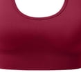 thumbnail image 4 of Gytharion Women's Halter Sports Bras Wireless Adjustable Straps Fitness Solid Color Underwear Yoga Bras, 4 of 4
