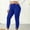 Blue plus size high waisted leggings a1, variant on BRELIL Women's Plus Size High Waisted Stretch Ankle Pants Casual Solid Leggings Trousers Loose Fit Comfortable Yoga Lounge Pants Fall Winter Outfits, Red 4XL