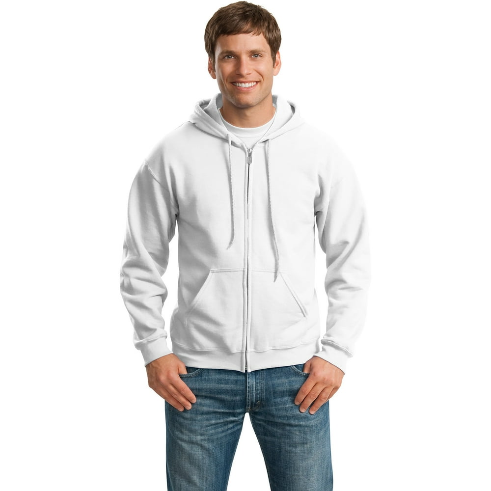 Gildan - Gildan Men's Long Sleeve Full-Zip Hooded Sweatshirt. 18600 ...