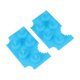 thumbnail image 2 of Bandeja para cubitos de hielo PENGJTMXG 2 piezas Silicona Azul cielo, 2 of 4