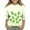 #0193-Multicolor, variant on Cowsor Boys Girls St Patrick s Day Printed 3/4 Sleeve Crewneck Top Casual Holiday Base Layer Tee for 3-9 Years Old